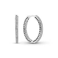 Серебряные серьги Pandora 296319CZ