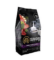 Сухой корм для собак малых пород Savory со свежим мясом индейки и ягнятиной 3 кг (4820232630358)