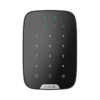 Беспроводная сенсорная клавиатура Ajax Keypad Plus (8EU) UA black со считывателем карт Pass и брелоков Tag