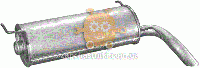 Глушитель Citroen AX 1.0; 1.1; 1.4 89-92 (производство Polmostrow Польша) №04.134