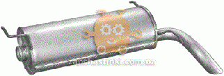 Глушник Citroen AX 1.0; 1.1; 1.4 89-92 (виробництво Polmostrow Польща) №04.134