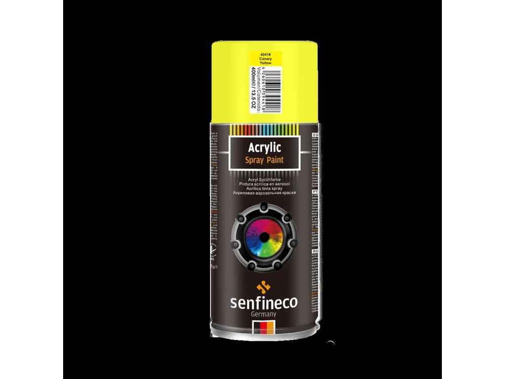 Акрилова фарба-спрей Acrylic Spray Paint 400мл біла матова ТМ SENFINECO "Wr" - фото 1 - id-p2083448084