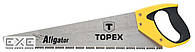 Пилка TOPEX по дереву, 450 мм, "Aligator", 7TPI (10A446)