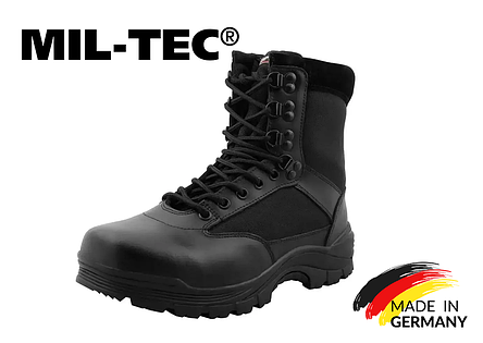 Черевики Mil-Tec Чорні тактичні із застібкою-блискавкою, фото 1
