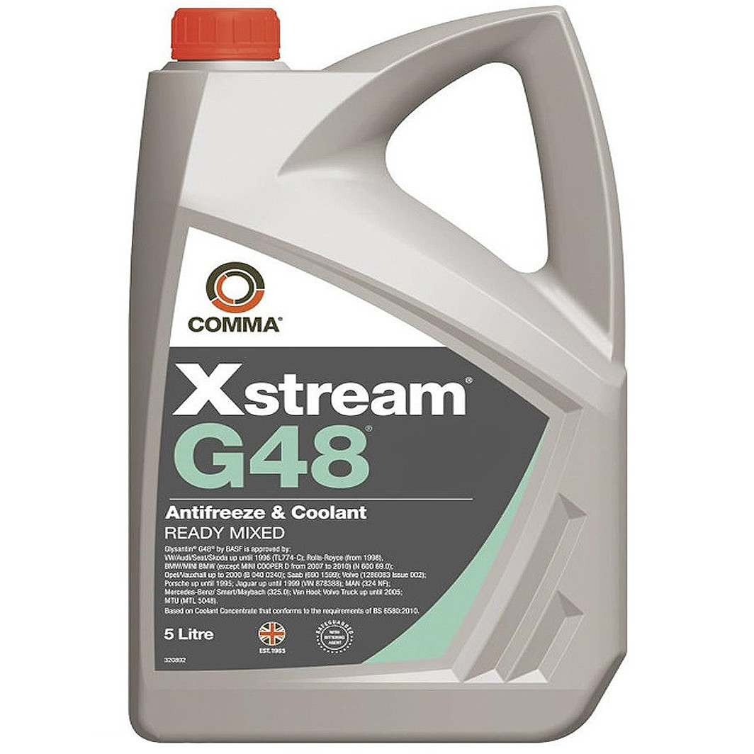 Comma Xstream G48 G11 синьо-зелений, 5 л (XSG48M5L) готовий антифриз, фото 1