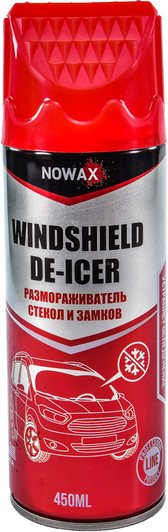 Nowax Windshield De-Icer аерозоль, 450 мл (NX45019) універсальний розморожувач, фото 1