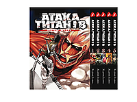 Комплект Манги Yohoho Print Атака Титанов Attack on Titan Том с 01 по 05 на украинском языке BP ATSET 05 "Wr"