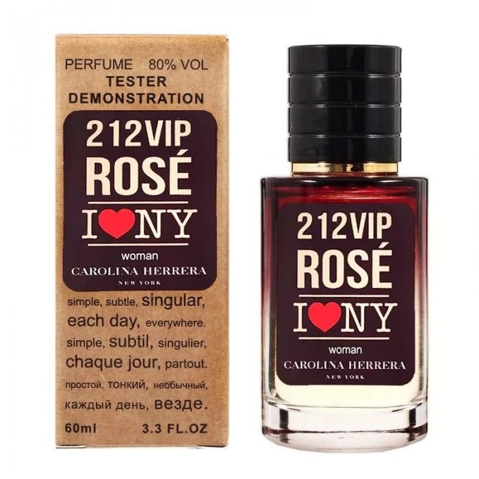 Carolina Herrera 212 VIP Rose Love NY - Selective Tester 60ml