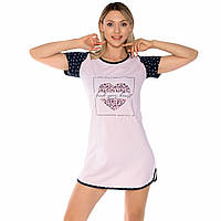 Женская Туника ночная сорочка 4881 Rubina, Пудровый, XL
