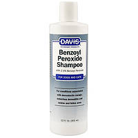 Шампунь для лечения дерматитов, демодекоза, акне у собак и кошек Davis Benzoyl Peroxide Shampoo 355 мл