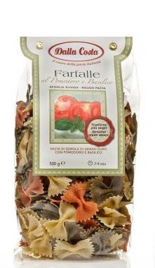 Італійські макарони метелика кольорові Farfalle Dalla Costa 500 г., фото 1