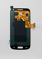 Дисплей (экран) Samsung I9195, I9192, I9190 Galaxy S4 mini с белым сенсором и рамкой original.