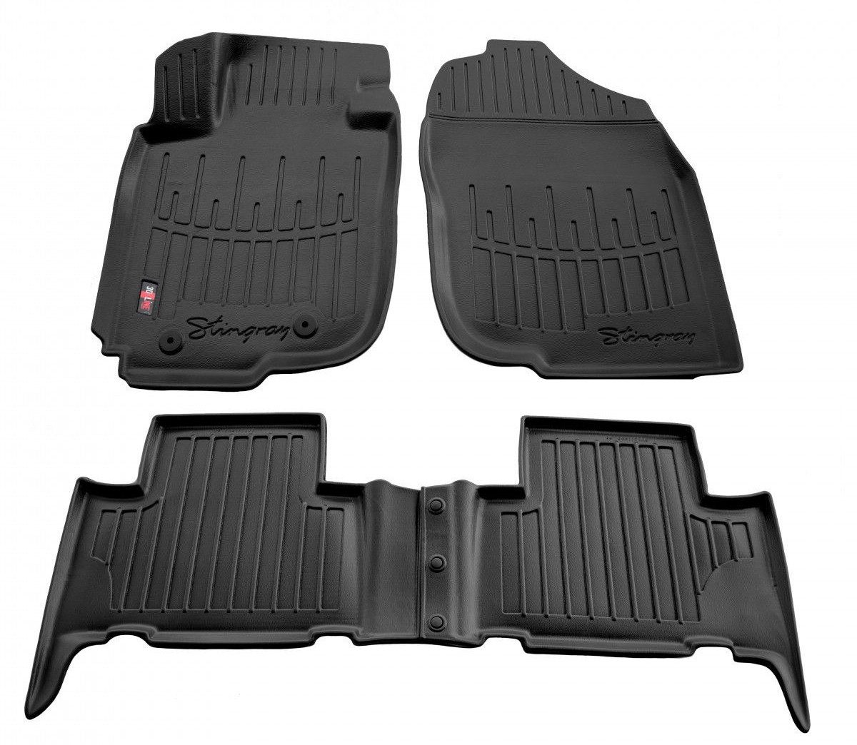 Килимки в салон 3D Toyota RAV 4 (CA30W) (2005-2012) з бортом, фото 1