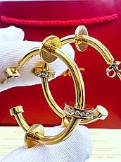 Сережки Stainlees Steel преміум (14-K), фото 5