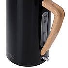 Електрочайник Adler AD 1347 Black — 1.7 л, 2200 Вт, STRIX, нержавіюча сталь, знімна кришка, фото 8