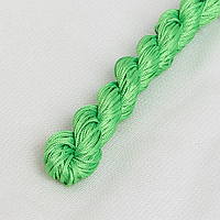 Шнур капроновий, щоб плетіти шамбали - зелень