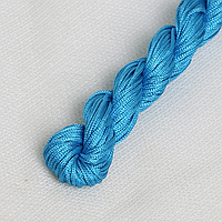 Шнур капроновый для плетения шамбалы -голубой