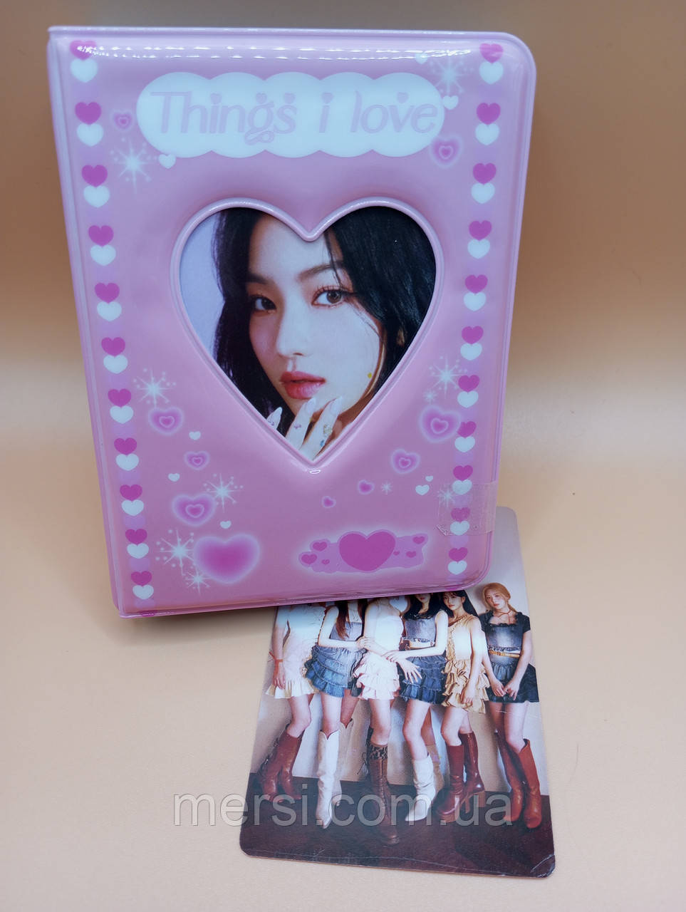 Біндер для фотокарток К-ПОП альбом для карток K-POP lomo card на 40+1 шт №16, фото 1