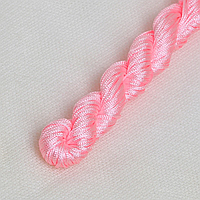 Шнур капроновый для плетения шамбалы - розовый