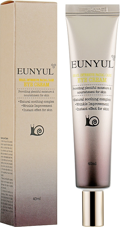 Крем для кожи вокруг глаз с муцином улитки Eunyul Snail Intensive Facial Care Eye Cream 40мл
