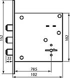 Замок для дверей врізний BRUNO 1278 5 кл сувальдний, фото 2