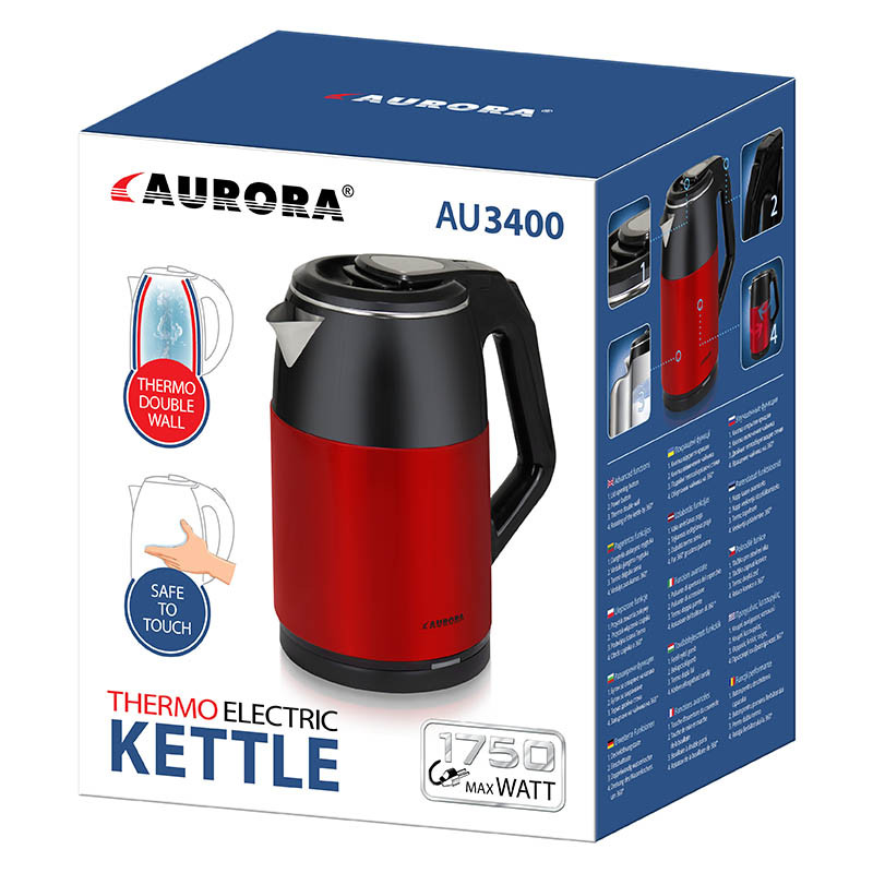 Електрочайник Aurora AU-3400 (1.8 л, 1750 Вт), фото 1