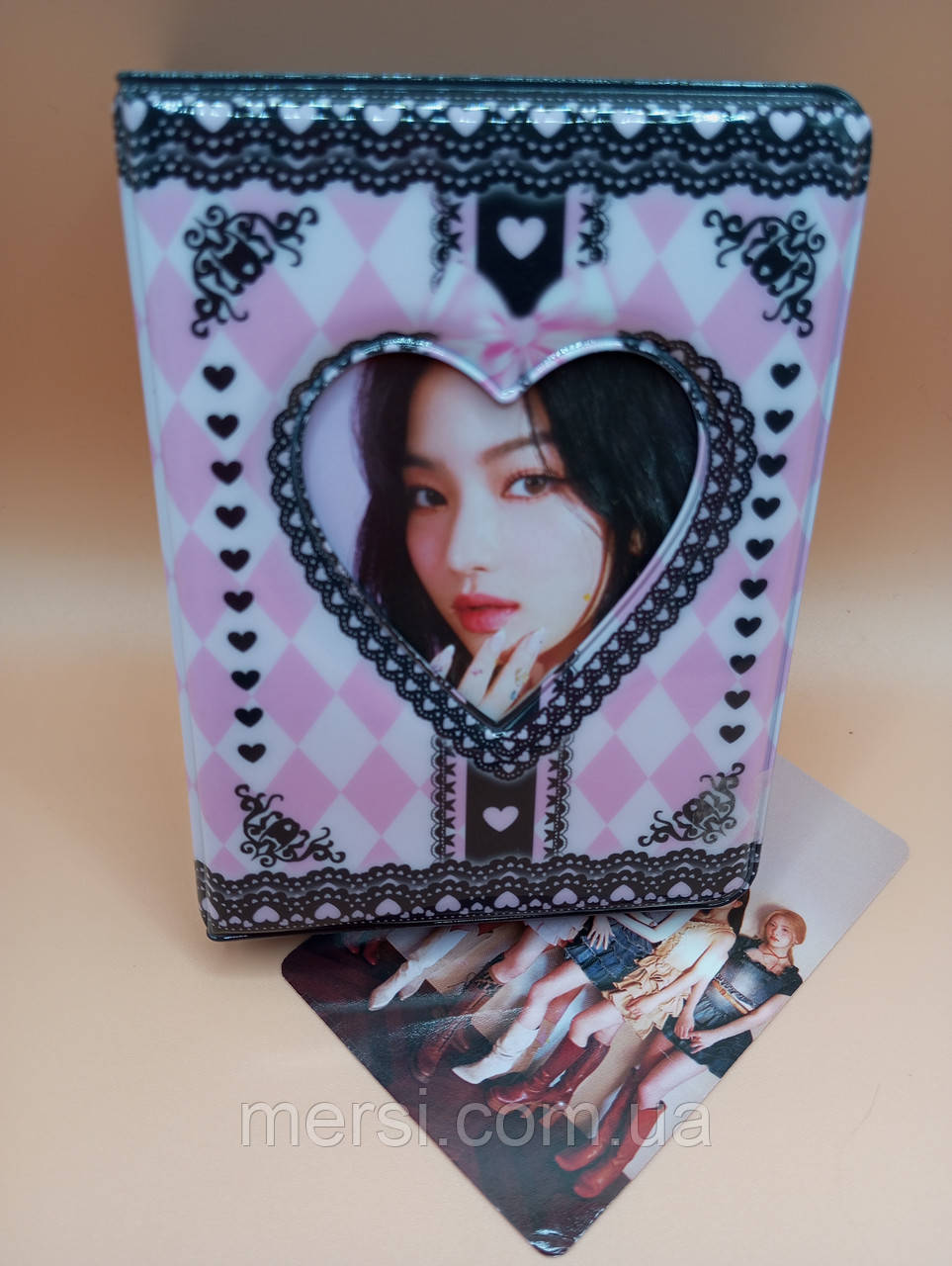 Біндер для фотокарток К-ПОП альбом для карток K-POP lomo card на 40+1 шт №11