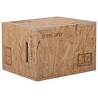Бокс пліометричний дерев'яний Zelart BOX-WOOD FI-3636-1 1 шт 60 см Дерево