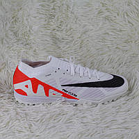 Футбольные сороконожки детские Nike Air Zoom Vapor XV TF, детские сорокожки найк