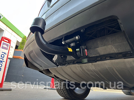 Швидкознімний фаркоп Audi Q7 2005-2015 (Ауді Q7) на ключах, фото 1