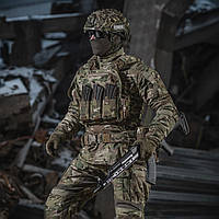 Армейская плитоноска M-TAC Cuirass Fast, камуфляжный разгрузочный жилет с Velcro панелями