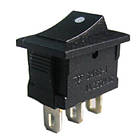 Перемикач SMRS-102-1 ON-ON, 3pin, 1 A, 220 V, чорний