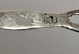 Антикварні срібні ложки Троянда 800 проба (Ціна за одну), фото 5