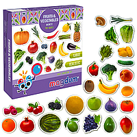 Магнитная игра Magdum Фрукты и овощи