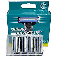 Кассеты для бритья Gillette Mach 3, 4 шт.(поштучно)оригинал