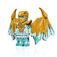 Оригинальный Конструктор LEGO Ninjago минифигурка Golden Dragon Zane