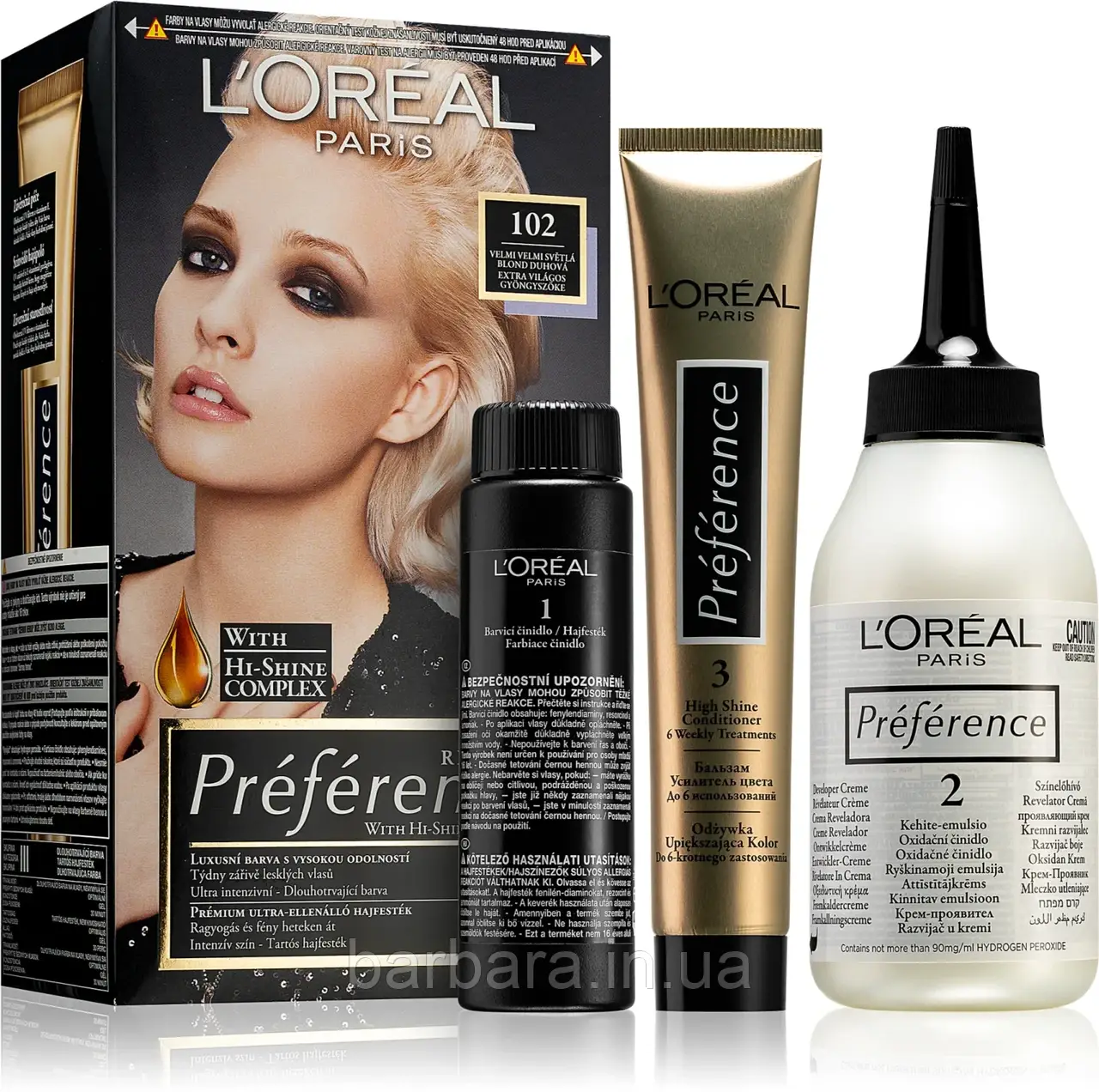 Фарба для волосся Loreal Feria Preference 102