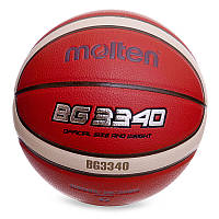 Мяч баскетбольный Composite Leather B7G3340 Molten №7 Оранжевый (57483061)
