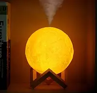 Увлажнитель воздуха для дома 3D Moon Lamp Light Diffuser светильник