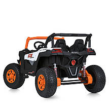 Дитячий електромобіль Bambi M 5725EBLR-7 Баггі джип акумуляторний на пульті керування двомісний Помаранчевий, фото 5