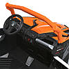 Дитячий електромобіль Bambi M 5725EBLR-7 Баггі джип акумуляторний на пульті керування двомісний Помаранчевий, фото 8
