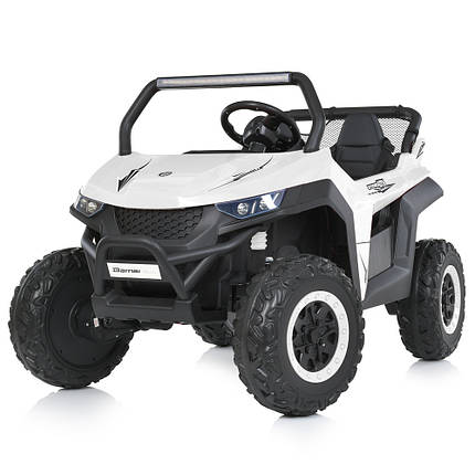Дитячий електромобіль Bambi M 5025EBLR-1 Баггі джип акумуляторний на пульті керування двомісний Білий, фото 1