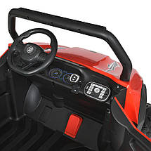 Дитячий електромобіль Bambi M 5025EBLR-3 Баггі джип акумуляторний на пульті керування двомісний Червоний, фото 5