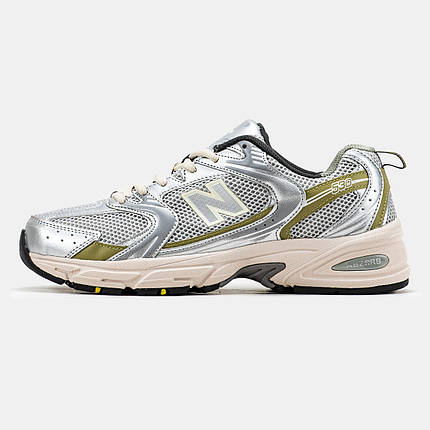 Кросівки New Balance 530 Silver Gold / Нью Беланс 530 Сріблясті із Золотистим, фото 1
