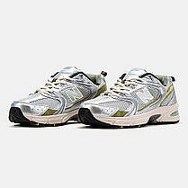Кросівки New Balance 530 Silver Gold / Нью Беланс 530 Сріблясті із Золотистим, фото 5