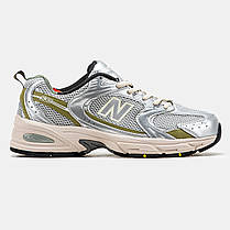 Кросівки New Balance 530 Silver Gold / Нью Беланс 530 Сріблясті із Золотистим, фото 3