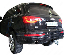Фаркоп Audi Q7 2005-2015 (Ауді Q7) квадратна вставка