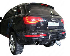 Фаркоп Audi Q7 2005-2015 під швидкоз'ємну вставку американець (Ауді Q7)