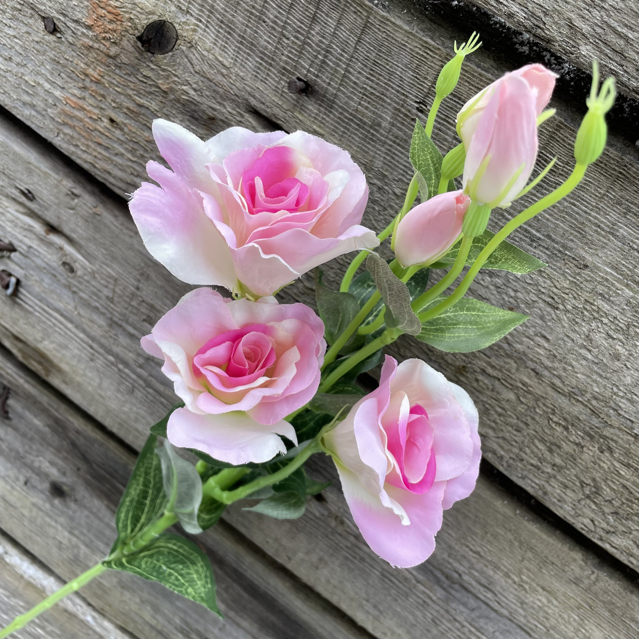 Гілка еустоми 76 см рожева, фото 1