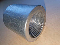 Муфта Ду40 (1 1/2") сталева оцинкована